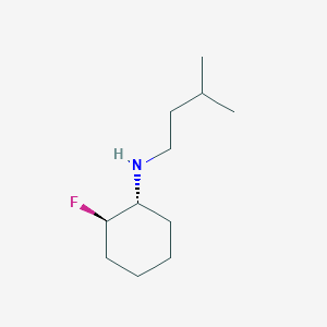 (1R,2R)-2-fluoro-N-(3-methylbutyl)cyclohexan-1-amine
