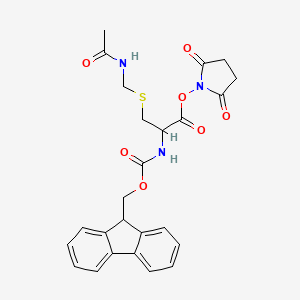 molecular formula C25H25N3O7S B14855458 N-Fmoc-S-acetamidomethyl-L-cysteine succinimido ester 