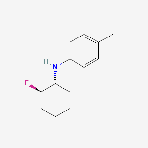 molecular formula C13H18FN B1485554 N-[(1R,2R)-2-fluorocyclohexyl]-4-methylaniline CAS No. 2165351-58-4
