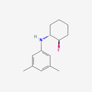 molecular formula C14H20FN B1485564 N-[(1R,2R)-2-fluorocyclohexyl]-3,5-dimethylaniline CAS No. 2165952-42-9