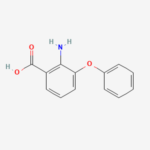 molecular formula C13H11NO3 B14855676 2-Amino-3-phenoxybenzoic acid 
