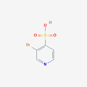 molecular formula C5H4BrNO3S B14855696 3-Bromopyridine-4-sulfonic acid 