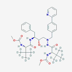 molecular formula C38H52N6O7 B148557 Deuterated Atazanivir-D3-3 CAS No. 1092540-52-7