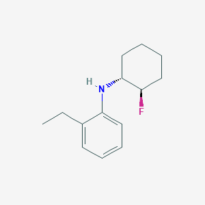 molecular formula C14H20FN B1485584 2-ethyl-N-[(1R,2R)-2-fluorocyclohexyl]aniline CAS No. 2165635-98-1