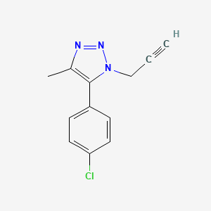 5-(4-chlorophenyl)-4-methyl-1-(prop-2-yn-1-yl)-1H-1,2,3-triazole