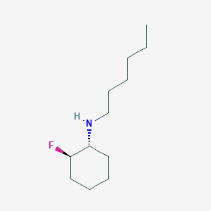 (1R,2R)-2-fluoro-N-hexylcyclohexan-1-amine