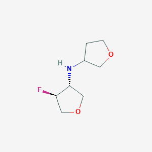 (3R,4S)-4-fluoro-N-(oxolan-3-yl)oxolan-3-amine