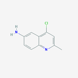 molecular formula C10H9ClN2 B14856031 4-Chloro-2-methylquinolin-6-amine 