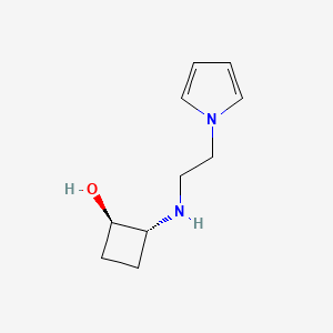 trans-2-{[2-(1H-pyrrol-1-yl)ethyl]amino}cyclobutan-1-ol