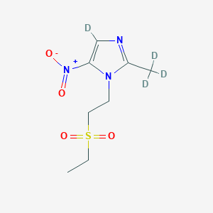 molecular formula C8H13N3O4S B14856081 Tinidazole Labeled d4 