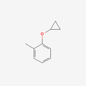 molecular formula C10H12O B14856112 1-Cyclopropoxy-2-methylbenzene 