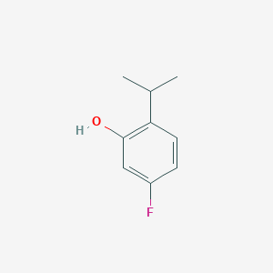 molecular formula C9H11FO B14856131 5-Fluoro-2-isopropylphenol 