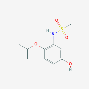 molecular formula C10H15NO4S B14856136 N-(5-Hydroxy-2-isopropoxyphenyl)methanesulfonamide 