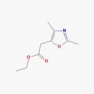 molecular formula C9H13NO3 B14856268 Ethyl (2,4-dimethyl-1,3-oxazol-5-YL)acetate 
