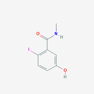 molecular formula C8H8INO2 B14856347 5-Hydroxy-2-iodo-N-methylbenzamide 