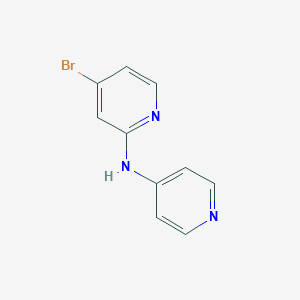 molecular formula C10H8BrN3 B14856461 4-Bromo-N-(pyridin-4-YL)pyridin-2-amine CAS No. 1209459-64-2