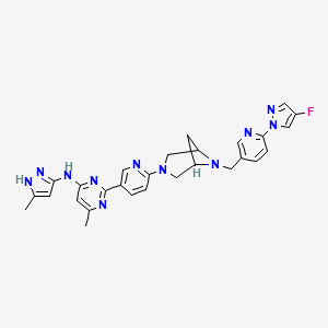 molecular formula C28H28FN11 B14856834 RET-IN-23 CAS No. 2479961-46-9