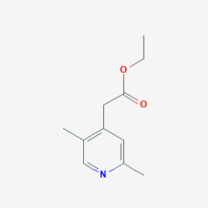 molecular formula C11H15NO2 B14856912 Ethyl (2,5-dimethylpyridin-4-YL)acetate 