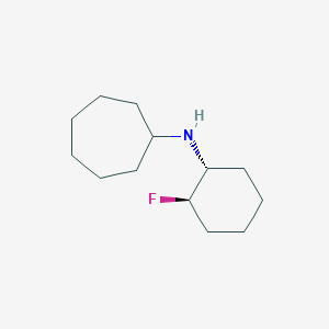 molecular formula C13H24FN B1485707 N-[(1R,2R)-2-fluorocyclohexyl]cycloheptanamine CAS No. 1867607-87-1
