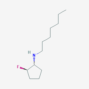 molecular formula C12H24FN B1485711 (1R,2R)-2-fluoro-N-heptylcyclopentan-1-amine CAS No. 2165670-52-8
