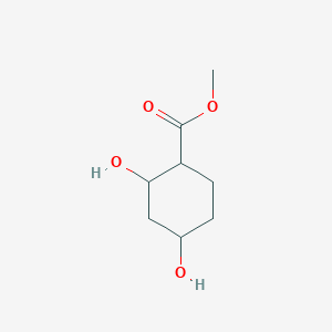 molecular formula C8H14O4 B14857465 Methyl 2,4-dihydroxycyclohexane-1-carboxylate 