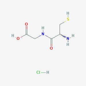 molecular formula C5H11ClN2O3S B14857682 H-Cys-Gly-OH.HCl 