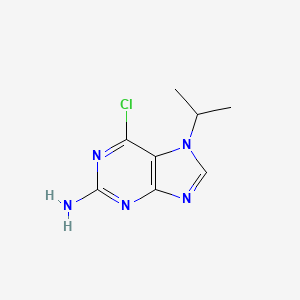 molecular formula C8H10ClN5 B14857729 2-Amino-6-chloro-7-isopropylpurine 