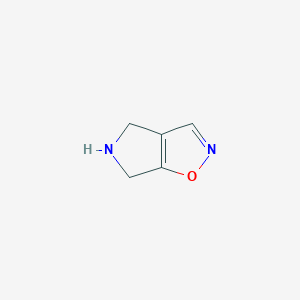 molecular formula C5H6N2O B14857752 5,6-Dihydro-4H-pyrrolo[3,4-D]isoxazole 