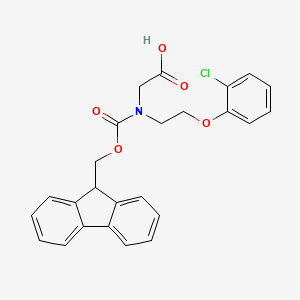 molecular formula C25H22ClNO5 B14857893 Fmoc-(2-(2-chlorophenoxy)ethyl)-Gly-OH 