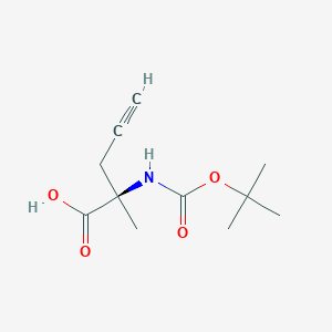 molecular formula C11H17NO4 B14858647 Boc-alpha-methyl-L-Propargylglycine 