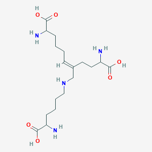 molecular formula C18H34N4O6 B1485872 Merodesmosine CAS No. 17096-97-8