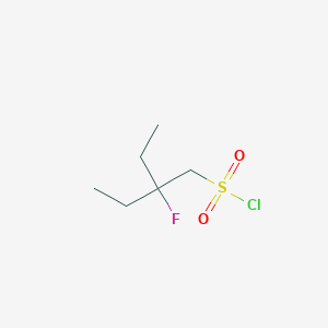 molecular formula C6H12ClFO2S B1485927 2-Ethyl-2-fluorobutane-1-sulfonyl chloride CAS No. 2097992-46-4