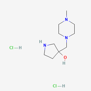 3-[(4-Methyl-1-piperazinyl)methyl]-3-pyrrolidinol dihydrochloride