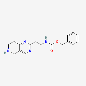 molecular formula C17H20N4O2 B14859789 Benzyl (2-(5,6,7,8-tetrahydropyrido[4,3-d]pyrimidin-2-yl)ethyl)carbamate 