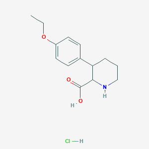 3-(4-Ethoxyphenyl)-2-piperidinecarboxylic acid hydrochloride