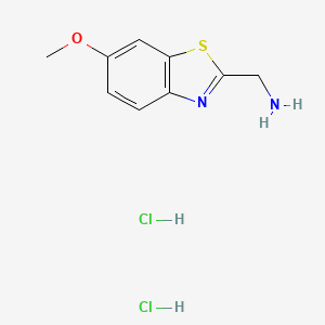 (6-Methoxy-1,3-benzothiazol-2-yl)methanamine dihydrochloride