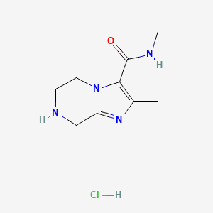 N,2-Dimethyl-5,6,7,8-tetrahydroimidazo[1,2-a]pyrazine-3-carboxamide hydrochloride
