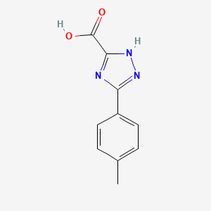 molecular formula C10H9N3O2 B14859932 5-(4-Methylphenyl)-4H-1,2,4-triazole-3-carboxylic acid CAS No. 944897-43-2