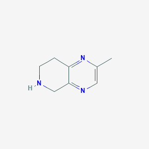 molecular formula C8H11N3 B14859953 2-Methyl-5,6,7,8-tetrahydropyrido[3,4-B]pyrazine CAS No. 1260666-33-8