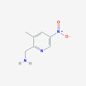 molecular formula C7H9N3O2 B14859963 (3-Methyl-5-nitropyridin-2-YL)methanamine 