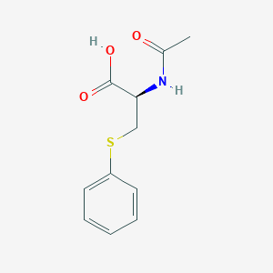 molecular formula C11H13NO3S B014860 S-苯基-N-乙酰半胱氨酸 CAS No. 4775-80-8
