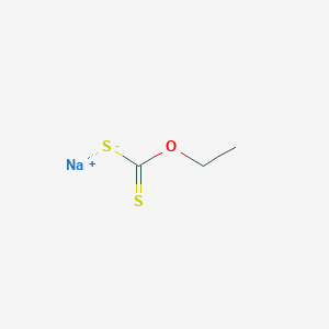 molecular formula C3H6NaOS2 B148604 Sodium ethylxanthate CAS No. 140-90-9