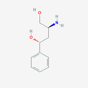 molecular formula C10H15NO2 B14860462 (1R,3S)-3-Amino-1-phenyl-1,4-butanediol 
