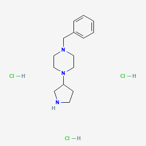 1-Benzyl-4-(3-pyrrolidinyl)piperazine trihydrochloride