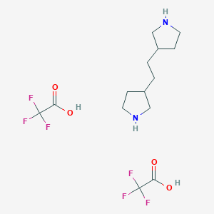 3-[2-(3-Pyrrolidinyl)ethyl]pyrrolidine trifluoroacetate (1:2)