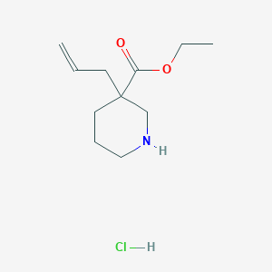 Ethyl 3-allyl-3-piperidinecarboxylate hydrochloride