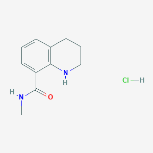 molecular formula C11H15ClN2O B1486104 N-Methyl-1,2,3,4-tetrahydro-8-quinolinecarboxamide hydrochloride CAS No. 2206971-28-8
