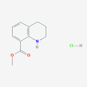 molecular formula C11H14ClNO2 B1486121 Methyl 1,2,3,4-tetrahydro-8-quinolinecarboxylate hydrochloride CAS No. 2206970-39-8