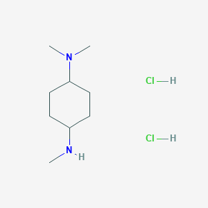 molecular formula C9H22Cl2N2 B1486144 N1,N1,N4-Trimethyl-1,4-cyclohexanediamine dihydrochloride CAS No. 2203842-73-1