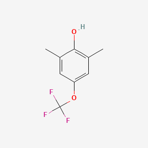 molecular formula C9H9F3O2 B14861492 2,6-Dimethyl-4-(trifluoromethoxy)phenol CAS No. 1262415-43-9